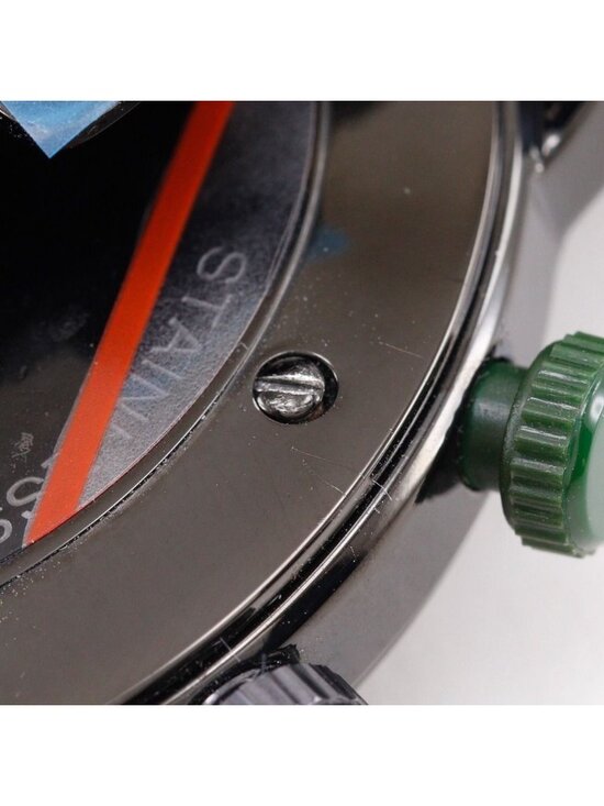 Gucci Chrono Stainless Steel Black Quartz Chronograph Dial Watch main image 10